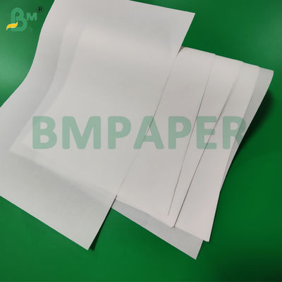 40 gm 60 gm Papel blanco a prueba de aceite para el paquete de embalaje de comida rápida 7 25 x 35 cm