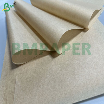 30 gramos 35 gramos Papel de recubrimiento de cera de color marrón seguro para alimentos para hornear 11 x 14 pulgadas