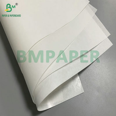 Calidad alimenticia 40gm 50gm Papel de horno de silicona para hornear Blanco a prueba de grasa