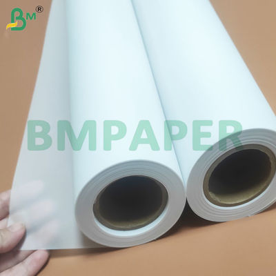 Rolos de papel de rastreo semitransparente de 53 gsm para protección de libros