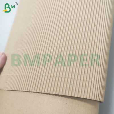 Papel de flauta F blanco de 2 capas, cartón corrugado para embalaje duradero