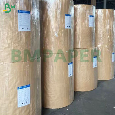 C1S 70GSM Rollos de papel brillante recubiertos de un lado para etiquetas de cerveza