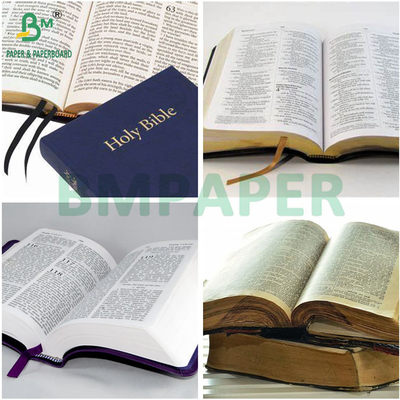 Papel Biblia Super Ligero 35gsm 40gsm Blanco Brillante para Imprimir Diccionario
