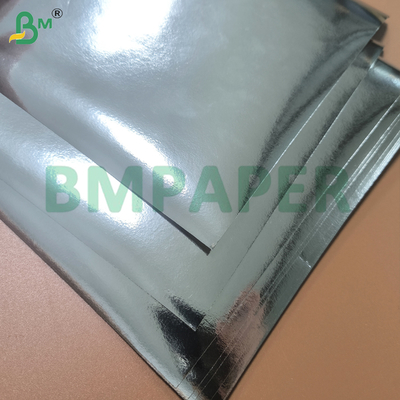 Papel de etiqueta de cerveza de plata metálica de 80 gm 90 gm para botellas y latas de cerveza