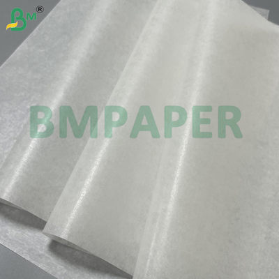 Papel revestido con cera semitransparente para embalaje de alimentos sin pegamento