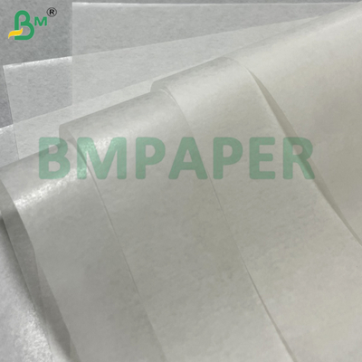 Papel revestido con cera semitransparente para embalaje de alimentos sin pegamento
