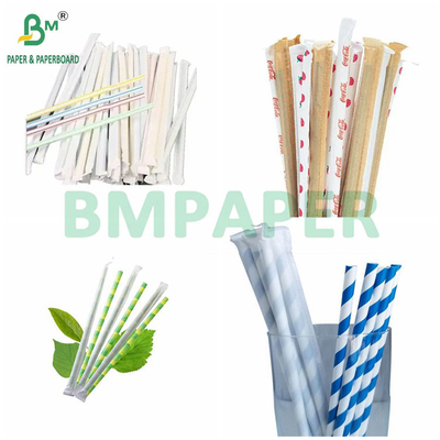 100% Verde Seguro 24 grs 26 grs 28 grs Papel de Paja de Envase Rollos 29 mm 34 mm