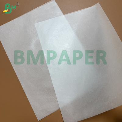 Papel de envoltura blanco revestido con cera de grado alimenticio de un solo lado para envolturas de hamburguesas