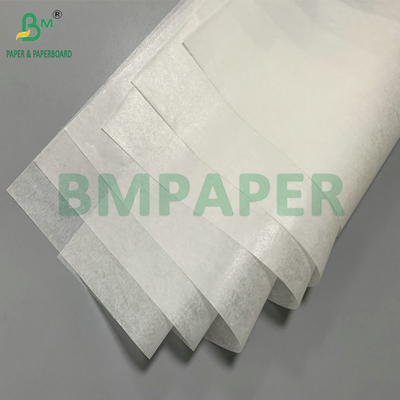 Papel de cera blanco a prueba de grasa 21 gm 23 gm seguro para alimentos para envolver