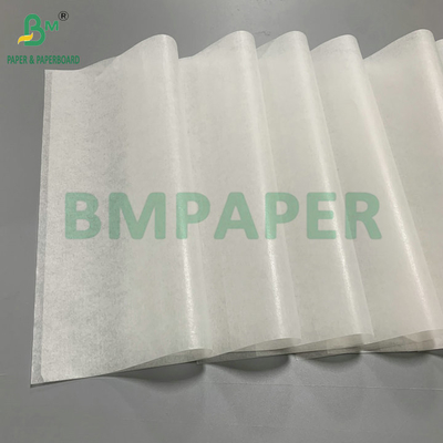 Papel de cera blanco a prueba de grasa 21 gm 23 gm seguro para alimentos para envolver