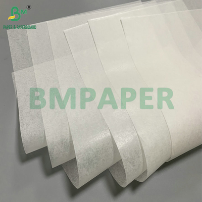 Papel de cera blanco a prueba de grasa 21 gm 23 gm seguro para alimentos para envolver