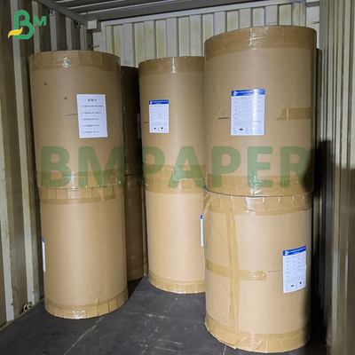 Papel blanco absorbente y sellador térmico para material de rodillo de tapón de botella