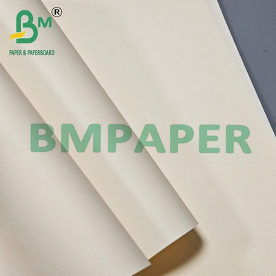 Papel de fijación de color beige compostable 100% de plup de madera para impresión offset
