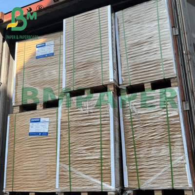 Papel de fijación de color beige compostable 100% de plup de madera para impresión offset