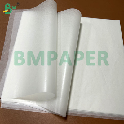 30 gm 40 gm Papel ceroso blanco de calidad alimentaria para envasar hamburguesas 30 x 40 cm