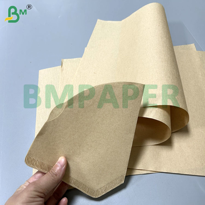 Papel de filtro de café blanco marrón de grado alimenticio de 50 g/m² 340 mm 380 mm para cafeterías