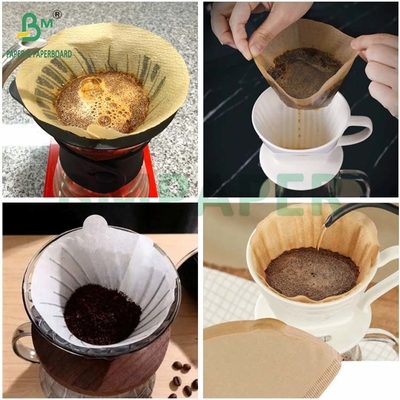 Papel de filtro de café de grado alimenticio con acabado crepé de 20 gramos, 25 gramos, 33 gramos y 50 gramos