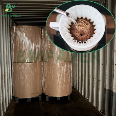 Papel de filtro de café de grado alimenticio con acabado crepé de 20 gramos, 25 gramos, 33 gramos y 50 gramos