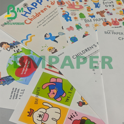 55g 1056D Papel impreso a prueba de humedad para etiquetas y etiquetas