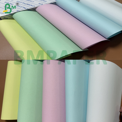 Papel NCR autocopiativo de 80 g/m² en blanco y múltiples colores, tamaño legal 8.5" x 14"