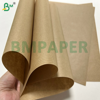 Papel Kraft marrón sin blanquear con costillas de 60 g/m² y 70 g/m² para embalaje de 1100 mm y 1200 mm