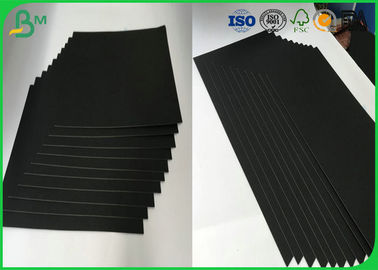 FSC Certificted 120g - rollo del papel de la cartulina 400g/tablero de tarjeta negro sin recubrimiento para imprimir tarjetas de presentación