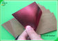 Eco - papel lavable metalizado amistoso del rollo 0.55m m Kraft con el 150cm