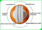 Anchura Slitted blanca del papel de embalaje de la paja del rollo del FDA 30gsm pequeña 24m m