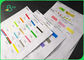 papel de embalaje colorido de la paja de beber 60gsm con la impresión de tinta segura de la comida