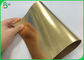 Tela lavable de Kraft del color oro reciclable del 100% para hacer mujeres la cartera