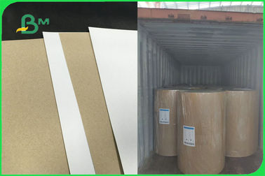 Un lado cubrió la superficie blanca 250gsm 300gsm del tablero a dos caras para las cajas
