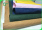 Papel de Kraft lavable colorido material ambiental importado para hacer bolsos