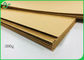 hoja del papel del cartón del color de 300g 350g FSC Brown para el material de la caja de embalaje