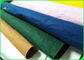 Rollo biodegradable del papel de Kraft de la tela natural del color amarillo 150cm x 110 yardas
