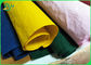 Rollo biodegradable del papel de Kraft de la tela natural del color amarillo 150cm x 110 yardas