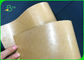Impermeable a la grasa papel revestido polivinílico de 350gsm + de 15g Kraft para los envases de comida de la calle
