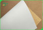 Un papel blanqueado cubierto arcilla lateral del trazador de líneas de la parte posterior de Kraft del top del blanco para el paquete de la comida