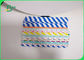 60gsm multi - rollo impreso coloreado del papel de categoría alimenticia para la paja de beber