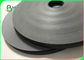 rollo negro sólido seguro del papel de paja de la categoría alimenticia 60G del 15MM para la paja de 197 * de 6m m