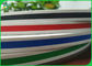 Papel de paja biodegradable de la raya de 15m m para hacer la paja de beber colorida