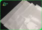 Papel blanco revestido polivinílico directo del FDA 40gsm+10g Kraft para el empaquetado de las bolsitas del azúcar