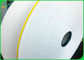 Rollo blanco del papel del color 60g 120g Kraft de las rayas de la prenda impermeable para la paja de papel