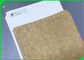 La categoría alimenticia aprobó la capa blanca de 250g 300g 365g cubrió el tablero marrón de papel de Kraft