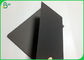 80gsm al tamaño de la cartulina del negro 500gsm modificado para requisitos particulares para la fabricación de cajas del regalo