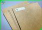 Hoja de papel de tarjetas de papel fuerte del tablero del arte del saco de Brown Kraft 80G 100G 200G 300G