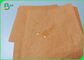 Buena tela de papel lavable de la flexibilidad 0.55m m Kraft para la fabricación reciclable de la cartera