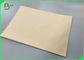 Papel de bambú de papel sin blanquear aprobado por la FDA de acondicionamiento de los alimentos de la pulpa de 80sm 120gsm Kraft