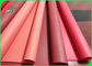 Color rojo documento lavable de papel reutilizable el 150cm de la tela 0.55m m de Kraft