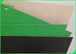 tablero de la encuadernación de 900gsm 1200gsm con 1 tiesura dura negra/verde lateral