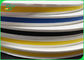 Categoría alimenticia Straw Paper For Strip Straws imprimible colorido 15m m